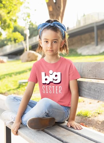 Big Sister Shirt Big Sister Announcement Toddler Girl Shirts Promoted Outfit Baby Girls3