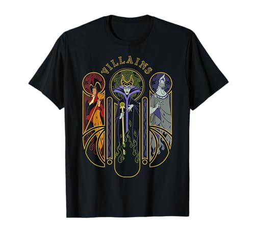 T-shirt Disney Villains avec imprimé distressed artistique effet vintage
