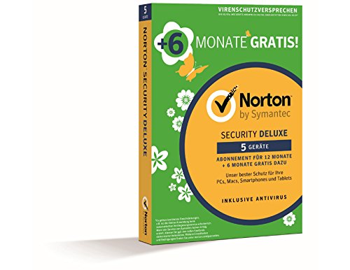 Symantec Norton Security 3.0 5Geräte Deluxe 12 + 6 Monate