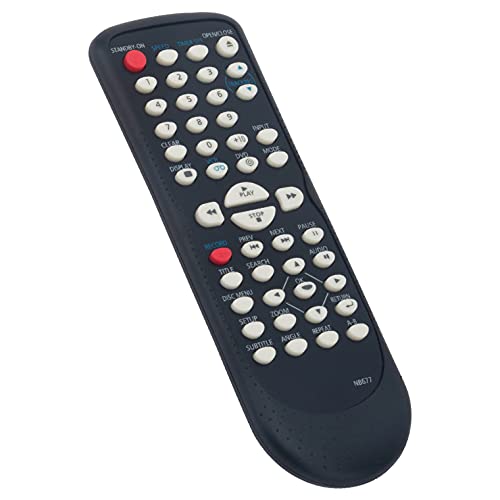 Nb677 Nb677Ud Replacement Remote Control Supports For Magnavox Dvd Vcr Combo Player Dv226Mg9 Gdv228Mg9 Dv220Mw9 Dv225Mg9 Rdv220Mw9 Cdv220Mw9 Dv220Mw9A Dv220Mw9B Dv220Fx4 Dvd3315V Dv225Mg9 A Dv226Mg9B #TOP2