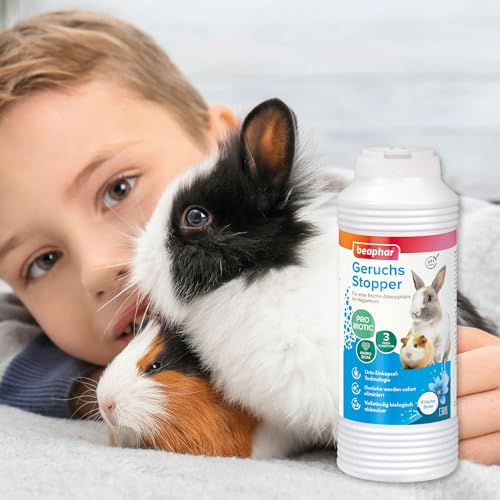 Geruchsstopper für Nagerheime | Befreit Nagerheim & Umgebung von unangenehmen Gerüchen | pH neutral | 600 g (Packung mit 2)