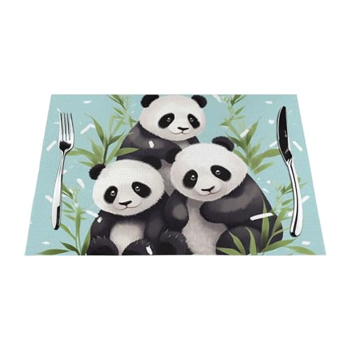 Set de table antidérapant et résistant à la chaleur lot de 6 - 3
