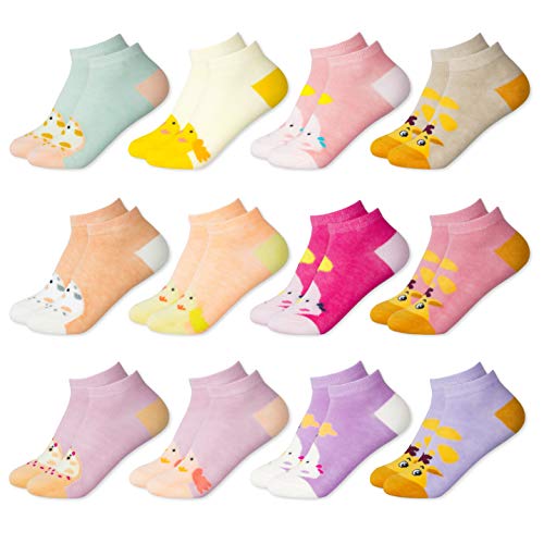 MC.TAM Calzini Calze Sneaker Colorate da Ragazzi