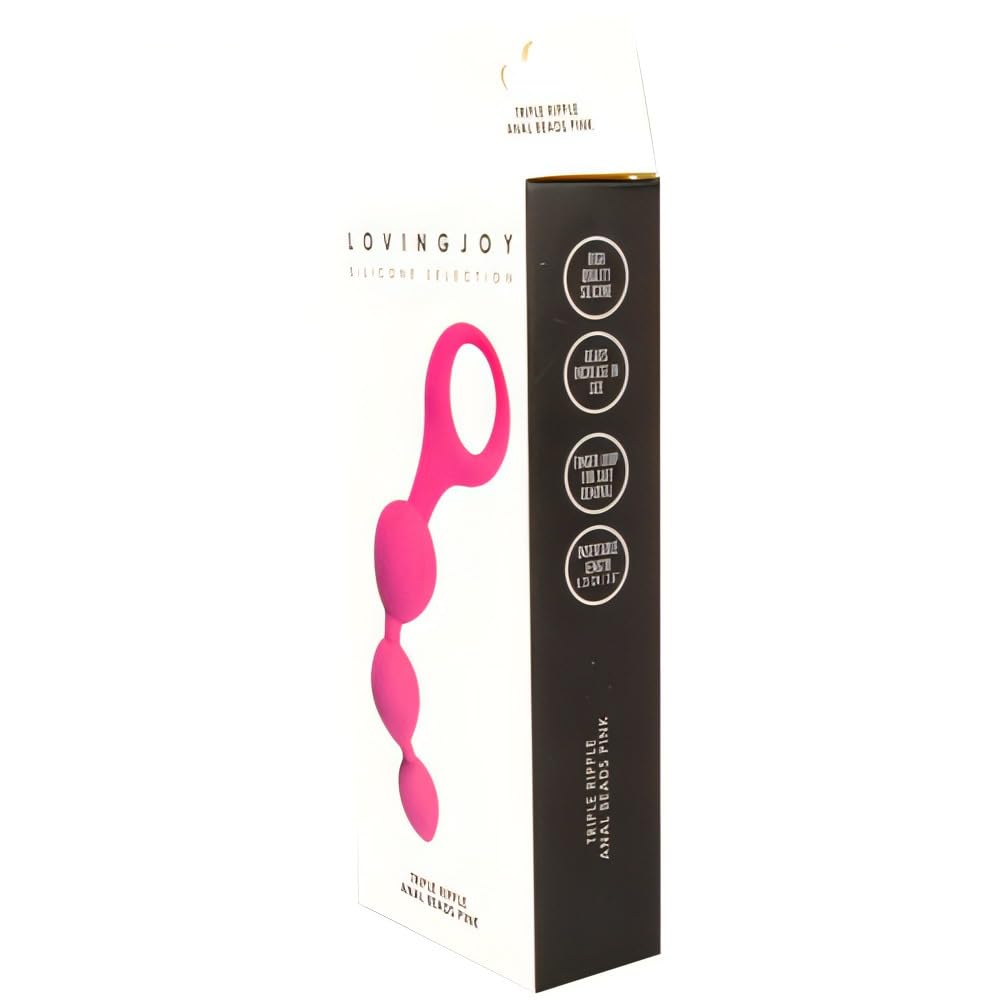 Loving Joy Triple Ripple Bolas Anales, Color Rosa - 1 Juguete