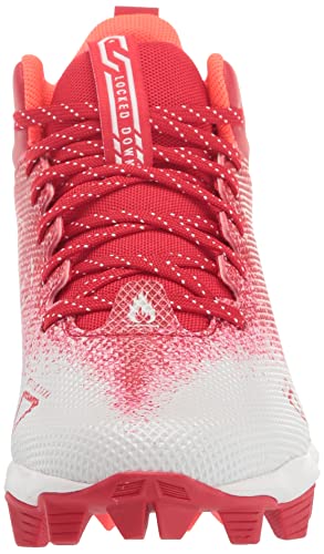 Under Armour Tênis de futebol masculino Spotlight Fran 2.0, Vermelho (600)/branco, 11
