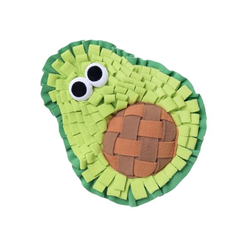 Fun Fruit Dog Sniffing Mat, Enrichment Puzzle Toy, Puppy Pad with Non Slip Base, Pet Safe Material, Slow Feeder Sniffing Pad with Interactive Design, Training Playing Tool for Home and Yard