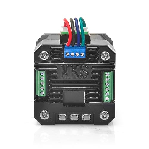 OSOYOO MKS SERVO42D CAN Closed Loop Schrittmotor NEMA17 42mm (40mm Länge), FOC Steuerung, 16384 Encoder, 1–256 Microstep, OLED Display, Präzisionsmotor für 3D Drucker CNC Roboter
