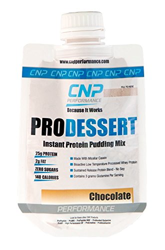 Cnp Pro Dessert - Instant Protein Pudding, Ready To Mix, Just Add Water, Zero Sugar, 25G Protein, 10 Servings Per Box (10Pc - Chocolate) #TOP5