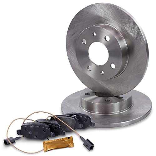 ATEC Germany Bremsenset Hinterachse inkl. Bremsscheiben Ø 240 mm Voll