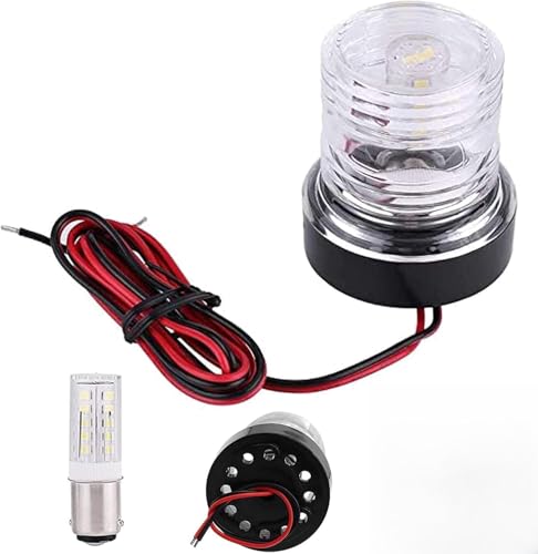 Uadme 360 Luces De NavegacióN Para Barcos, Dc12V-24V Luz Barcos ​​Grados Led Alto Brillo SeñAl Equipos Marina EléCtrica