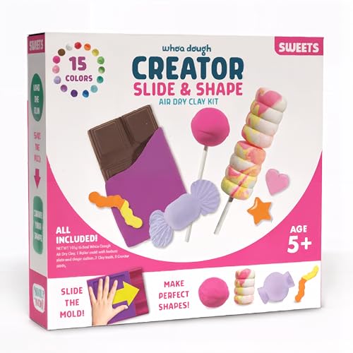 Chuckle & Roar Whoa Dough Slide & Shape Creator Sensory Dough 15 Colors