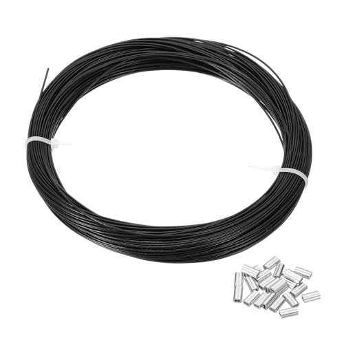 Cable de acero trenzado que no se destensa para solucionar caídas de luces de patio