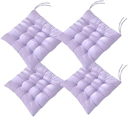 Coussin de chaise pour jardin et salle à manger Topslehouse violet 45x45