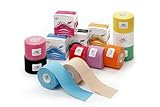 Nasara Original Kinesiologie Physio Sport Tape: Sparset mit 10 Tapes für Sport und Medizin, Rollengröße 5cm x 5m