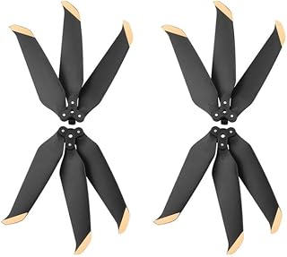 YTrBXZ Tres Ventiladores de alas Plegables de liberación rápida de Repuesto compatibles para Accesorios de Drones Air 2 y Air 2S(Black 4 PCS)
