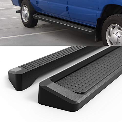 Estribos HD Ridez Running Board 6" Negro para Ford Econoline miniatura 4
