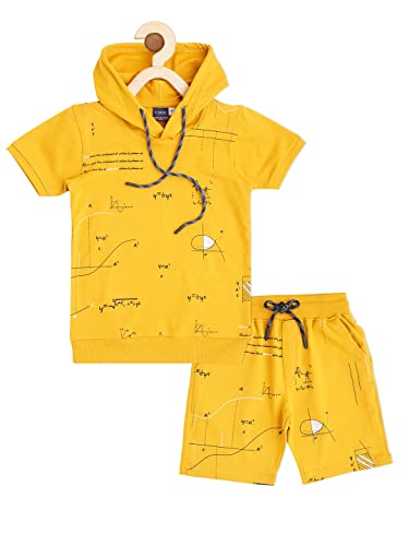 Image of CAVIO Boys Geometrical Print Co-ord set