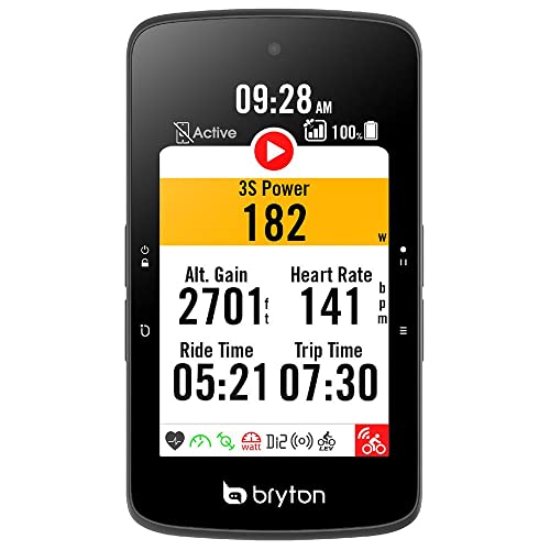 Bryton - ciclo computadores 14 Bryton GPS Rider S800 T Accesorios Bici, Adultos Unisex, Multicolor (Multicolor), Talla Única