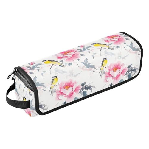 Organizador de Herramientas para el Cabello 2 en 1 con Tapete para Plancha Removible y Accesorios para Peinado, Bolso de Viaje Portátil miniatura 1