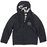 Billabong Unit Jungen Schneejacke, Schwarz, Größe 38