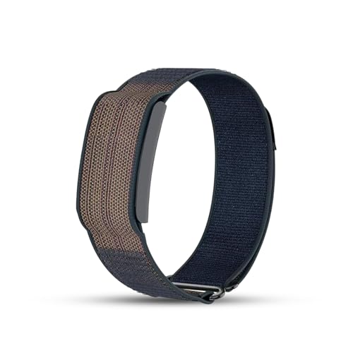 Dado Nylon Replacement Band Compatible with Amazfit Helio Strap Adjustable Breathable Sport Wristband for Fitness Tracker Comfortable for All-Day Wear (Deep Blue)