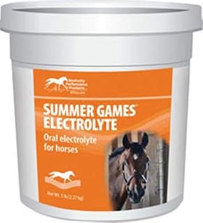 Kentucky Performance Products Summer Games Electrolyte Horse Supplement, 5 Pound Container