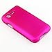 LG Optimus Fuel L34C Pink Rubberized Plastic Cover Snap On Hard Rugged Gel Case Cell Phone Shield Protector Shell from [Accessory Library]