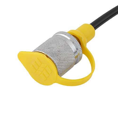 Tuyau de Test de Pression Hydraulique, 2m/6FT, M16 x 2-1/4BSP, Noir, Renforcé de Fibres, 64Mpa, Nylon, Polyuréthane