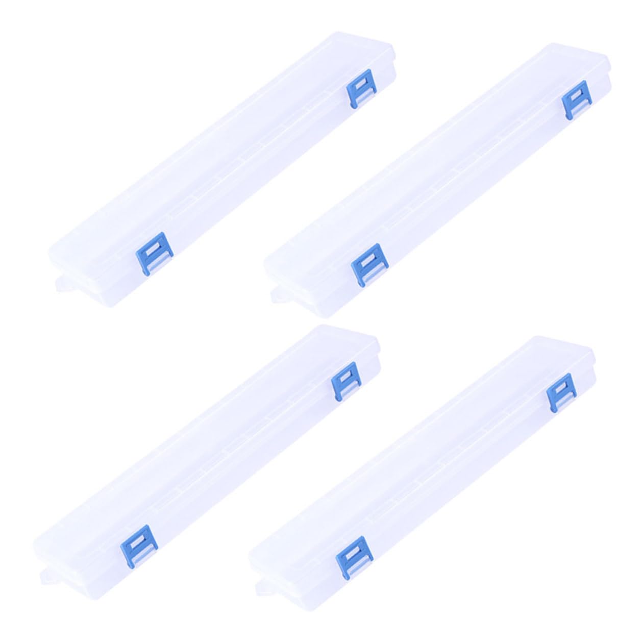 Uonlytech 4 Set Astuccio Per Pennelli Trasparente Chiaro Custodia Per Pennelli Organizer Per Contenitore Di Stoccaggio Mestiere Pittura Piccolo Plastica 4 Pezzi*4