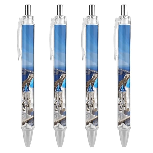 Stylos à bille à encre noire Santorini pour écrire sans douleur grâce au grip doux