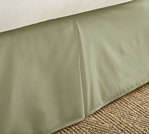 Ienjoy Home Premium Pleated Dust Ruffle Bed Skirt, Queen, Sage #TOP20
