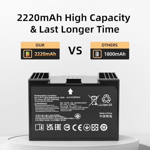 Image of Replacement for iRobot ABL-D2 ABL-D1 4INR19 /65 ABL-D2A ABL-D2B Battery, Compatible with iRobot Roomba i8 i8+ i8 Plus i7 i7+ i3 i3+ i4 i4+ i6 e5 e6 j5 j5+ j7 j7+ j7150 j7550 j6 j6+ j9 j9+ j8 j8+ Plus