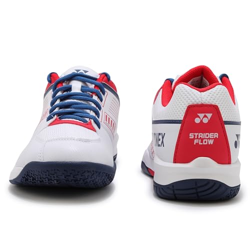 Image of YONEX POWER CUSHION SHB STRIDER FLOW 1 SHOES | Ideal For Badminton,Squash,Table Tennis,Volleyball | Non-Marking Sole |POWER CUSHION |Lateral Shell|Ergoshape|Round Sole|RADIAL BLADE SOLE|One Piece Outsole|