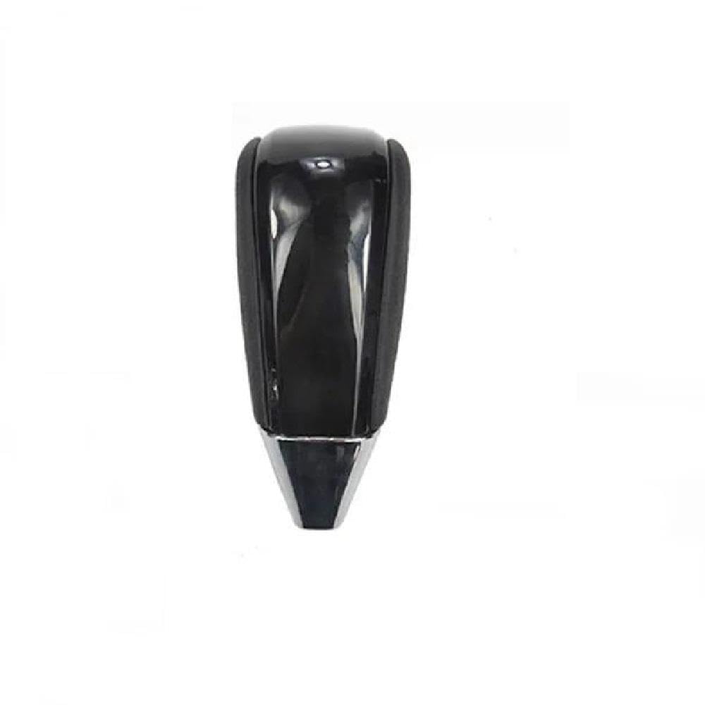 Sxqpocar Black Leather Automatic Gear Shift Knob For Toyota Land Cruiser Lc200 2016-2020 Shift Lever Head(Black)