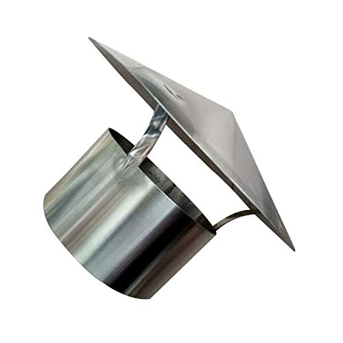 Chapeau de cheminée en acier inoxydable durable de 110 mm - 3