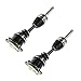 Front Driver and Passenger Side CV Axle Assembly Set 2 Piece Compatible with 1986-90 Toyota Pickup 4WD 1991-95 Pickup 4WD 1990-95 4Runner 4WD 1986-89 4Runner