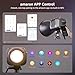 amaran Halo 200x Compact 200W Bi-Color COB Light,Bowens Mount LED Studio Light APP Control,2,700K - 6,500K,9 Lighting FX Continuous Lighting for Photography Recording Streaming (Halo 200x)
