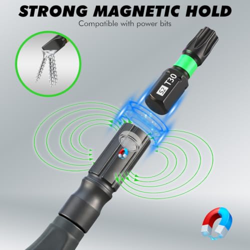 Image of 46 in 1 Magnetic Ratchet Screwdriver Set, Multi-Bit Screwdriver Kit, Nut Driver Set, Detachable Ratchet Handle with Storage Case, Repair Tool Kit for Furniture, Computer, Bicycle