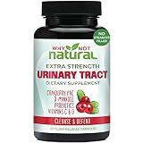 Why Not Natural Urinary Tract Health Pills with D mannose, Cranberry PAC Extract, probiotics and Vit
