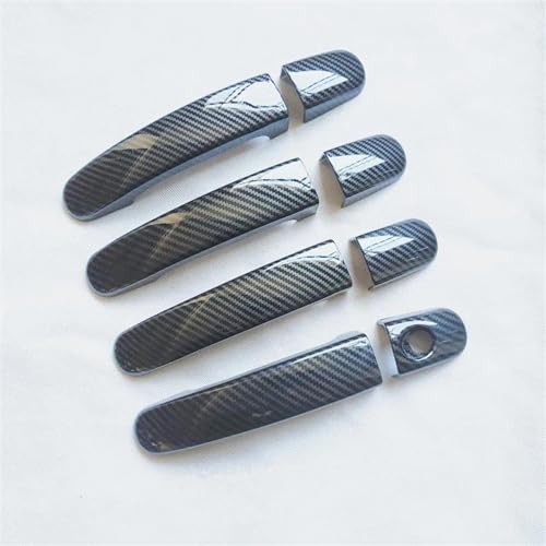 Manija de puerta Ford Ranger T6 con acabado premium estilo carbono exterior resistente