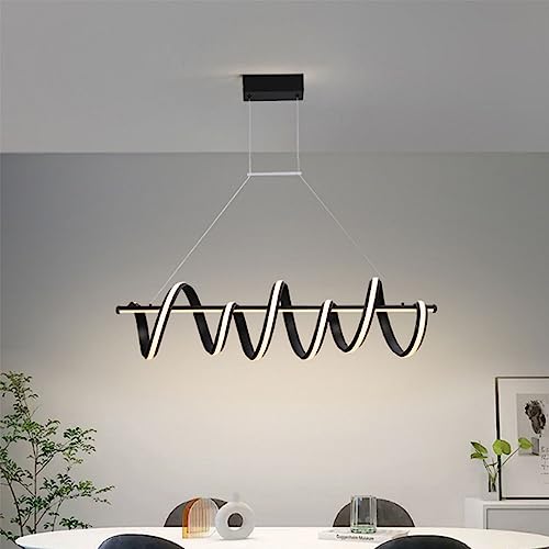Lustre LED dimmable à intensité réglable pour salon moderne