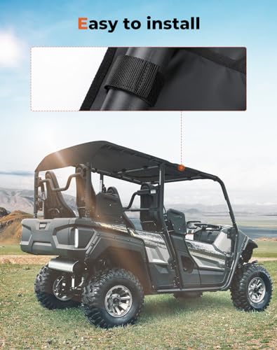 image for KEMIMOTO Soft Roof Top, 1680D Soft Sunsade Top Roof with Open Window S