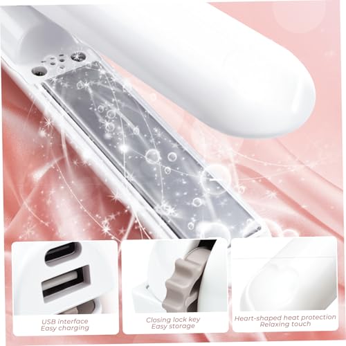 Plancha de pelo inalámbrica portátil con 3 temperaturas ajustables miniatura 6