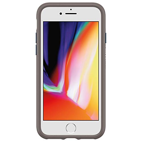 Coque iPhone 8 Otter Plus Pop Symmetry bleue pour photos d'une main