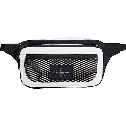 Sac banane Calvin Klein Sport Essentials noir et blanc pour homme et femme