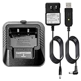 Baofeng Charger UV-5R BF-F8HP Charging Kit: AC Wall Walkie Talkie Charger Base (100V-240V) with US Adapter...