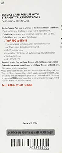 Straight Talk Refill Card $35 Straight Talk Refill Card $35 - Thumbnail 2