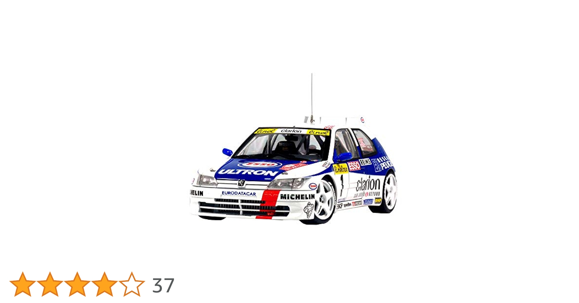 Peugeot - レーシングシリーズ 1/24 プジョー306マキシ 1996 モンテカルロラリー プラモデル(PN24009) プラッツ/NuNu 71iacW4zAVL._AC_UF350,