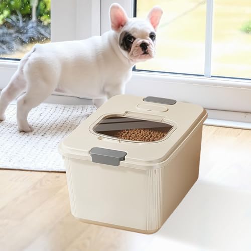 Conteneur pour aliments pour animaux hermétique empilable avec doseur - 8