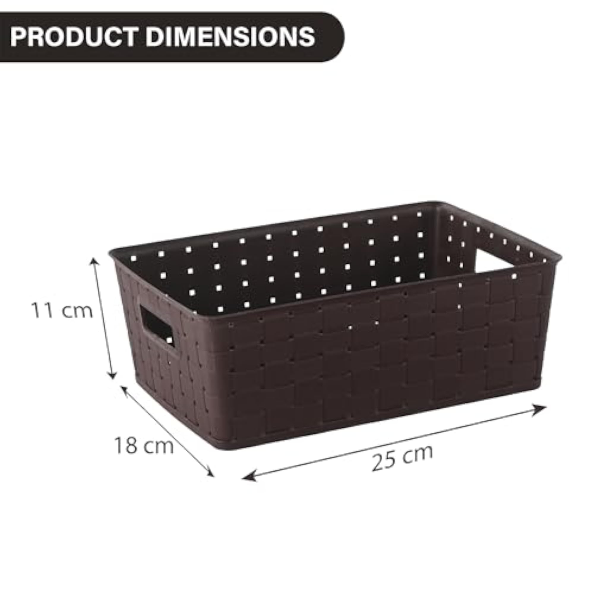 5 LTR Stackable Plastic Storage Box with Lid